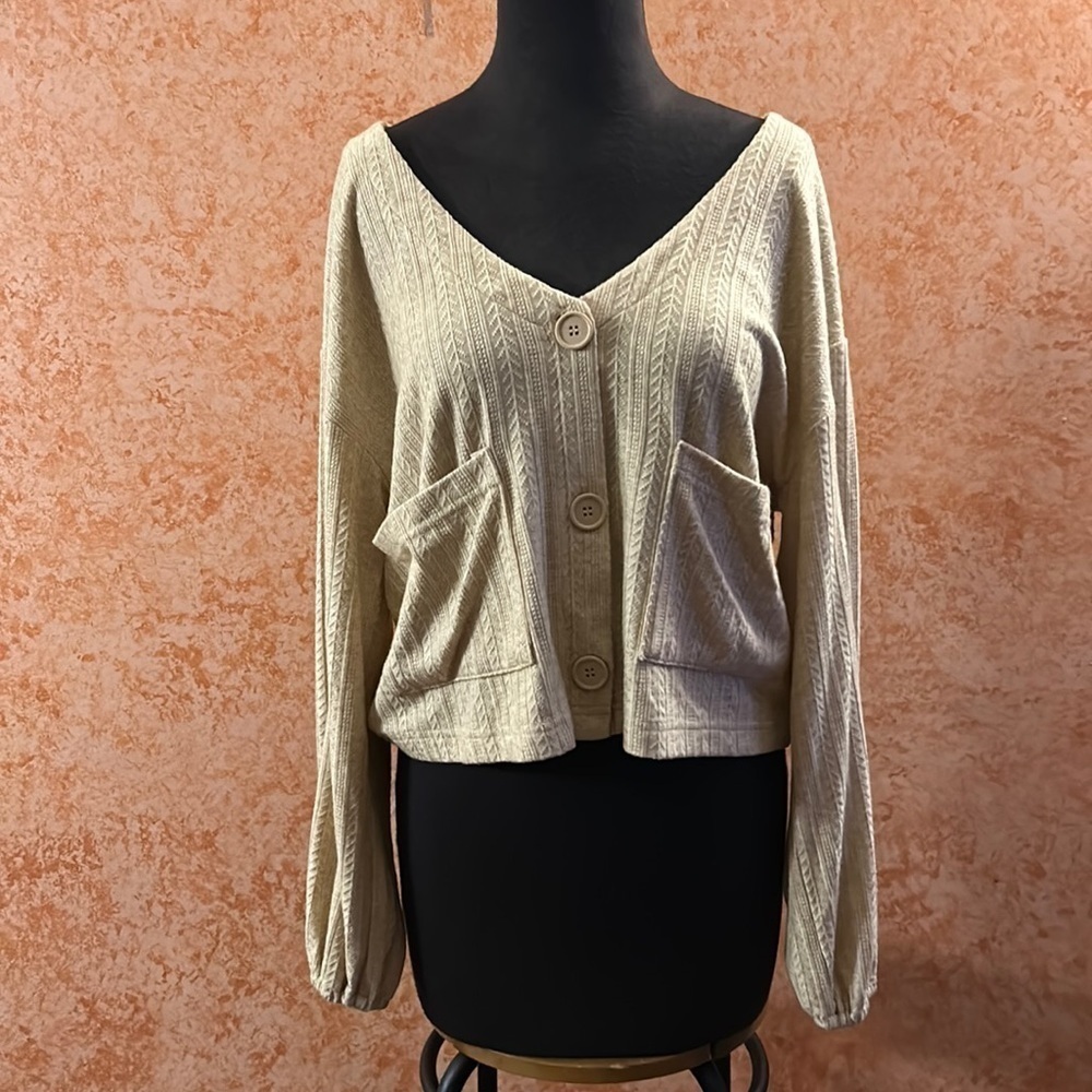 🌿SALE🌿FOREVER 21 Knit Top Cardigan Sweater size Small